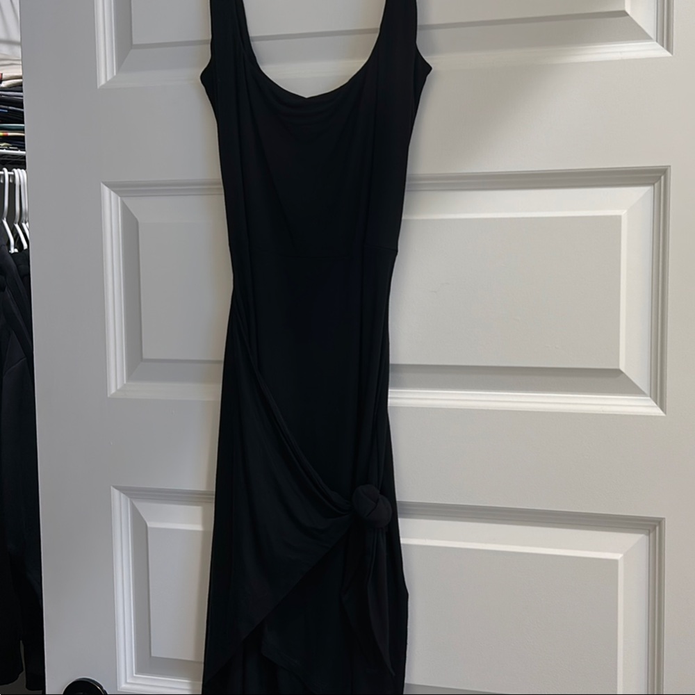 Bar III Black Wrap Dress
